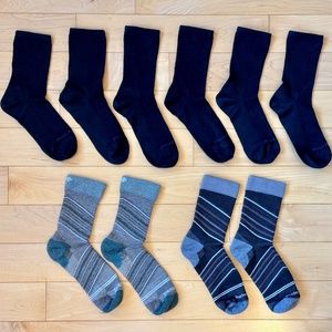 DARN TOUGH Merino Crew Socks M black x3 + SOCKWELL Summit Crew Socks M/L x2